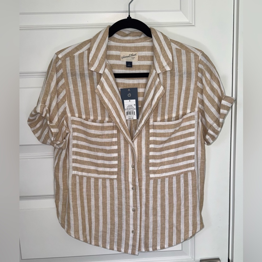 Thread Up Striped Button-down Shirt